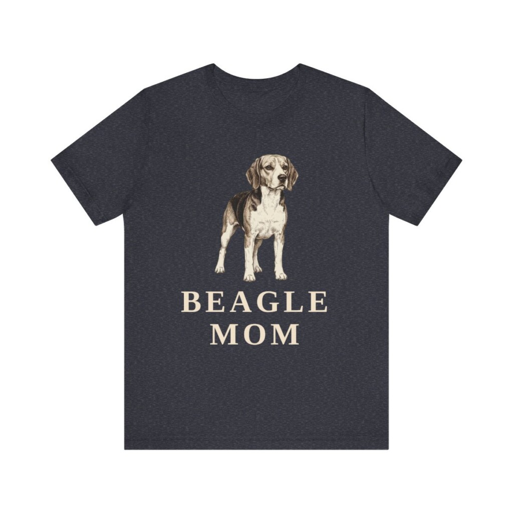 Beagle Mom Shirt, Vintage Dog Sketch Tee, Dog Mom Gift
