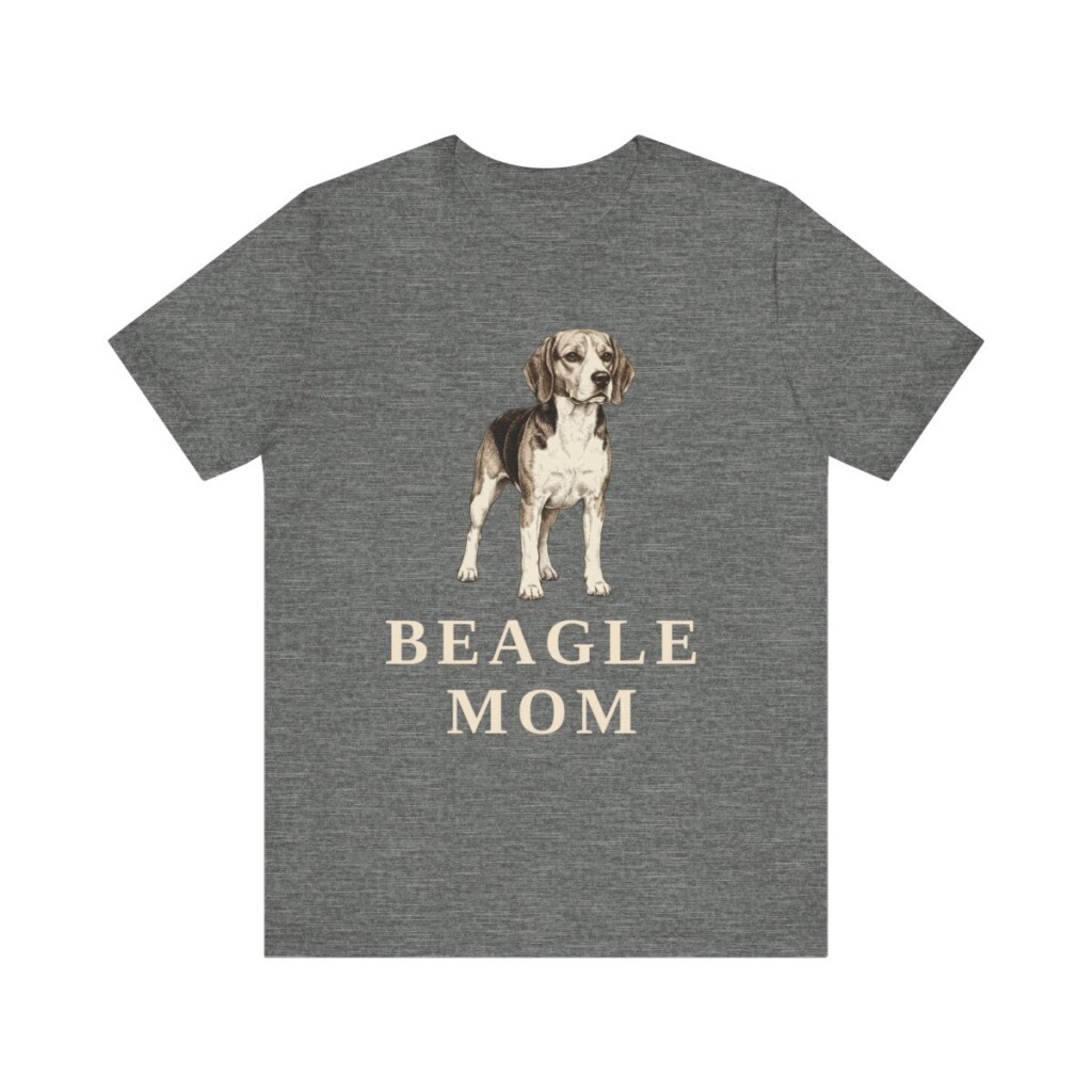 Beagle Mom Shirt, Vintage Dog Sketch Tee, Dog Mom Gift
