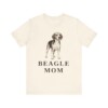 Beagle Mom Shirt, Vintage Dog Sketch Tee, Dog Mom Gift