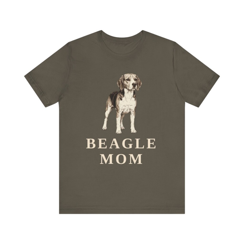 Beagle Mom Shirt, Vintage Dog Sketch Tee, Dog Mom Gift