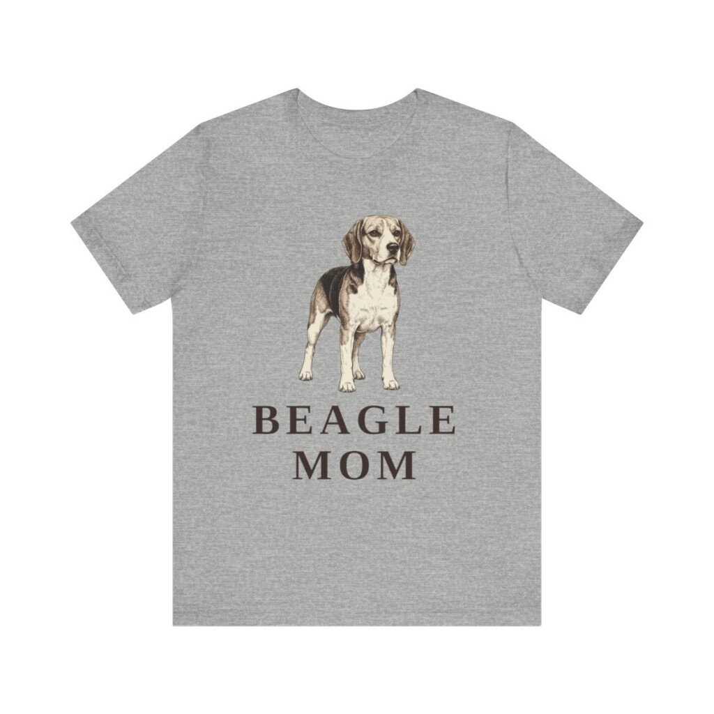 Beagle Mom Shirt, Vintage Dog Sketch Tee, Dog Mom Gift