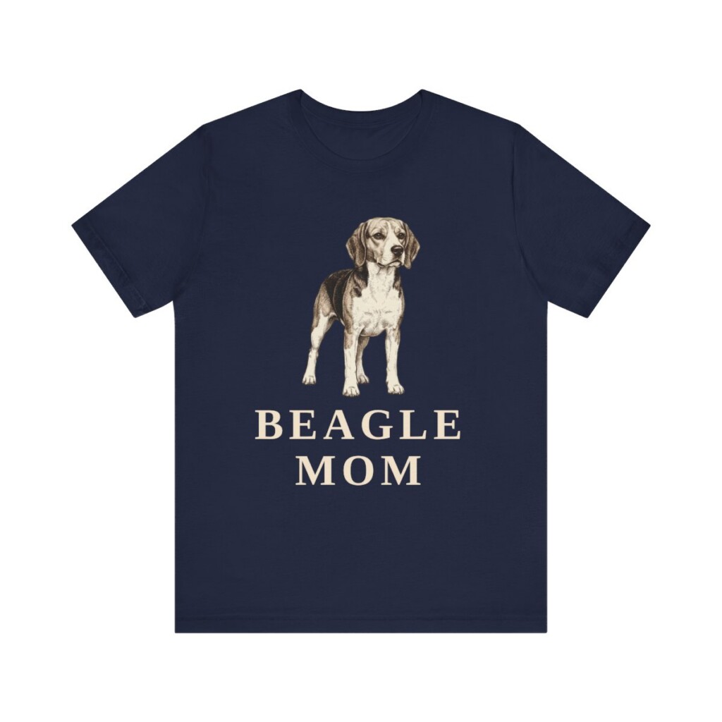 Beagle Mom Shirt, Vintage Dog Sketch Tee, Dog Mom Gift