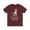 Beagle Mom Shirt, Vintage Dog Sketch Tee, Dog Mom Gift