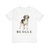 Beagle Lover Shirt, Vintage Dog Sketch Tee, Dog Lover Gift