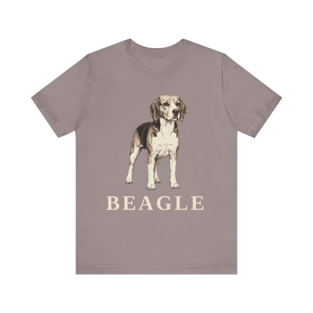 Beagle Lover Shirt, Vintage Dog Sketch Tee, Dog Lover Gift