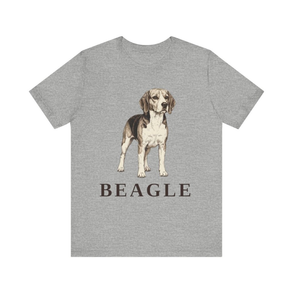 Beagle Lover Shirt, Vintage Dog Sketch Tee, Dog Lover Gift