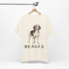 Beagle Lover Shirt, Vintage Dog Sketch Tee, Dog Lover Gift
