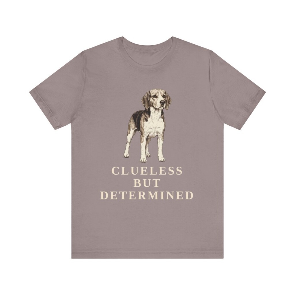 Beagle Humor Shirt, Vintage Dog Sketch Tee, Dog Humor Gift