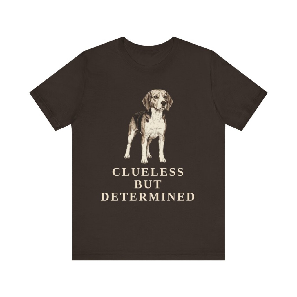 Beagle Humor Shirt, Vintage Dog Sketch Tee, Dog Humor Gift