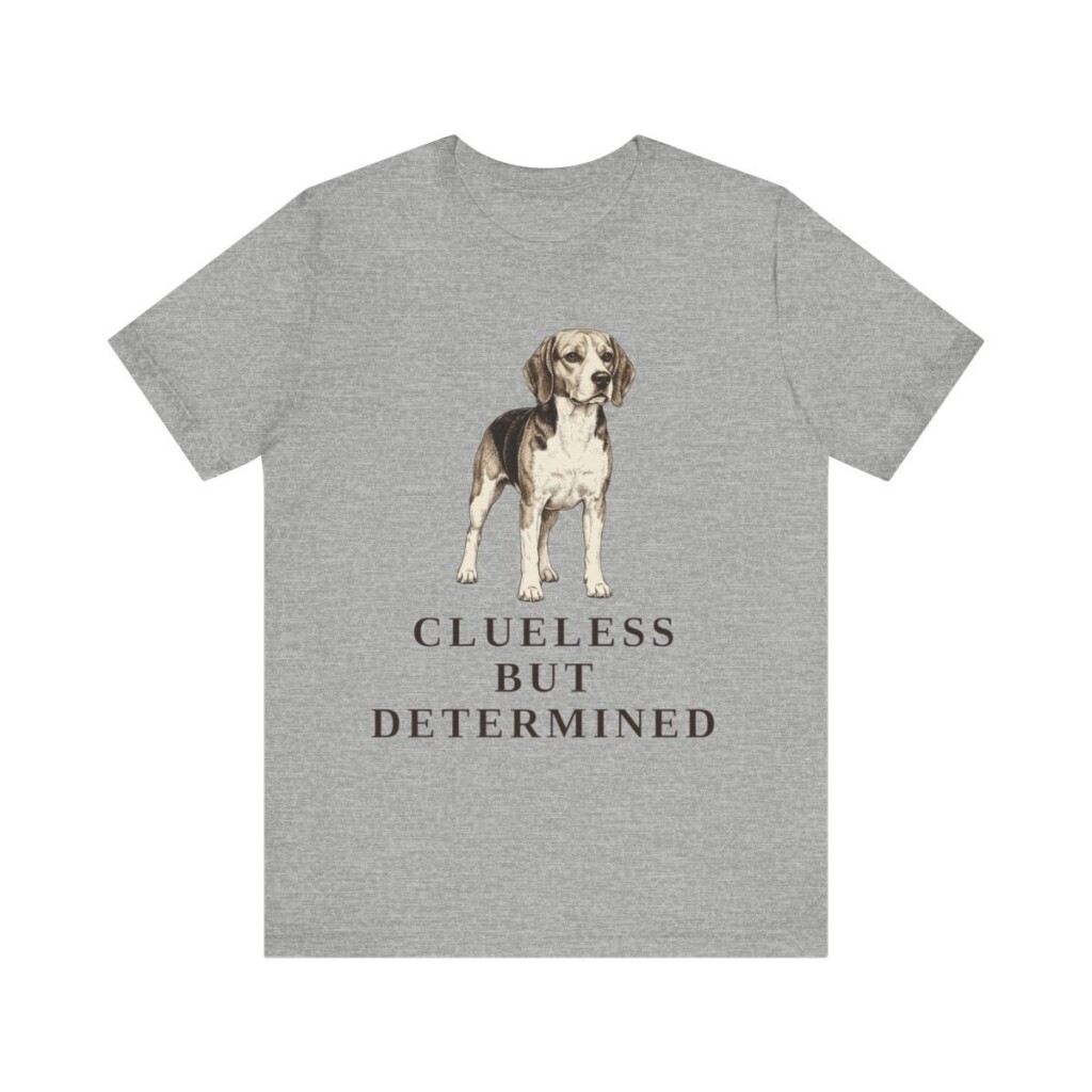 Beagle Humor Shirt, Vintage Dog Sketch Tee, Dog Humor Gift