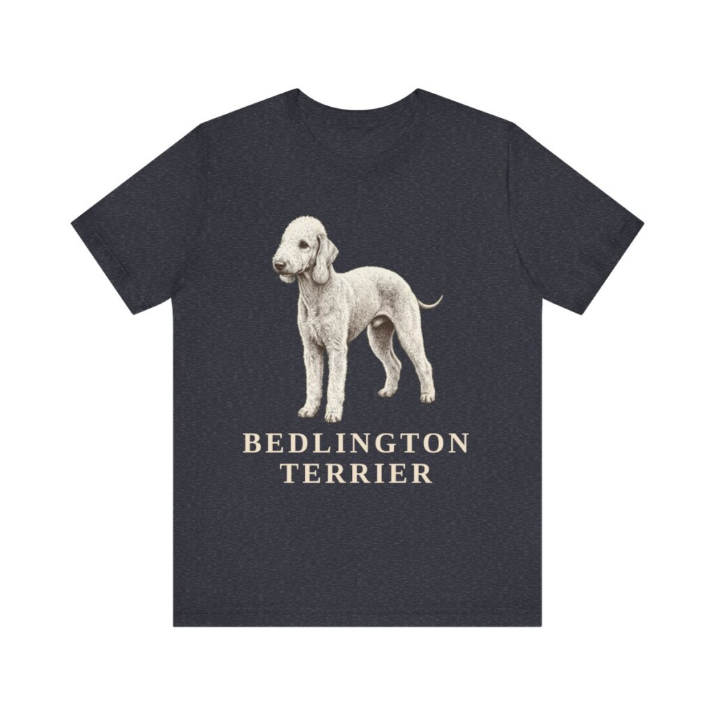 Bedlington Terrier Lover Shirt, Vintage Dog Sketch Tee, Dog Lover Gift Bedlington Terrier Lover Shirt, Vintage Dog Sketch Tee, Dog Lover Gift