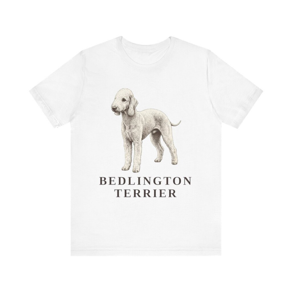 Bedlington Terrier Lover Shirt, Vintage Dog Sketch Tee, Dog Lover Gift Bedlington Terrier Lover Shirt, Vintage Dog Sketch Tee, Dog Lover Gift