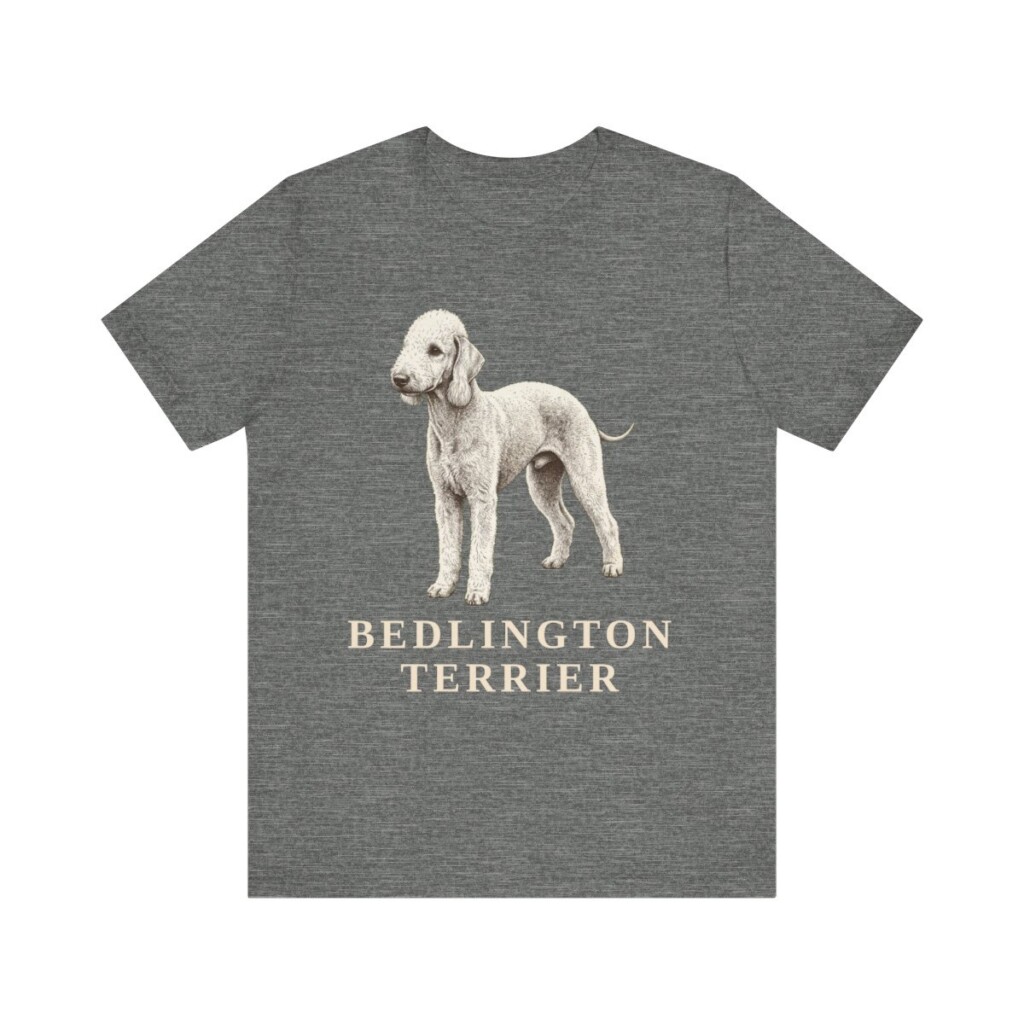 Bedlington Terrier Lover Shirt, Vintage Dog Sketch Tee, Dog Lover Gift Bedlington Terrier Lover Shirt, Vintage Dog Sketch Tee, Dog Lover Gift