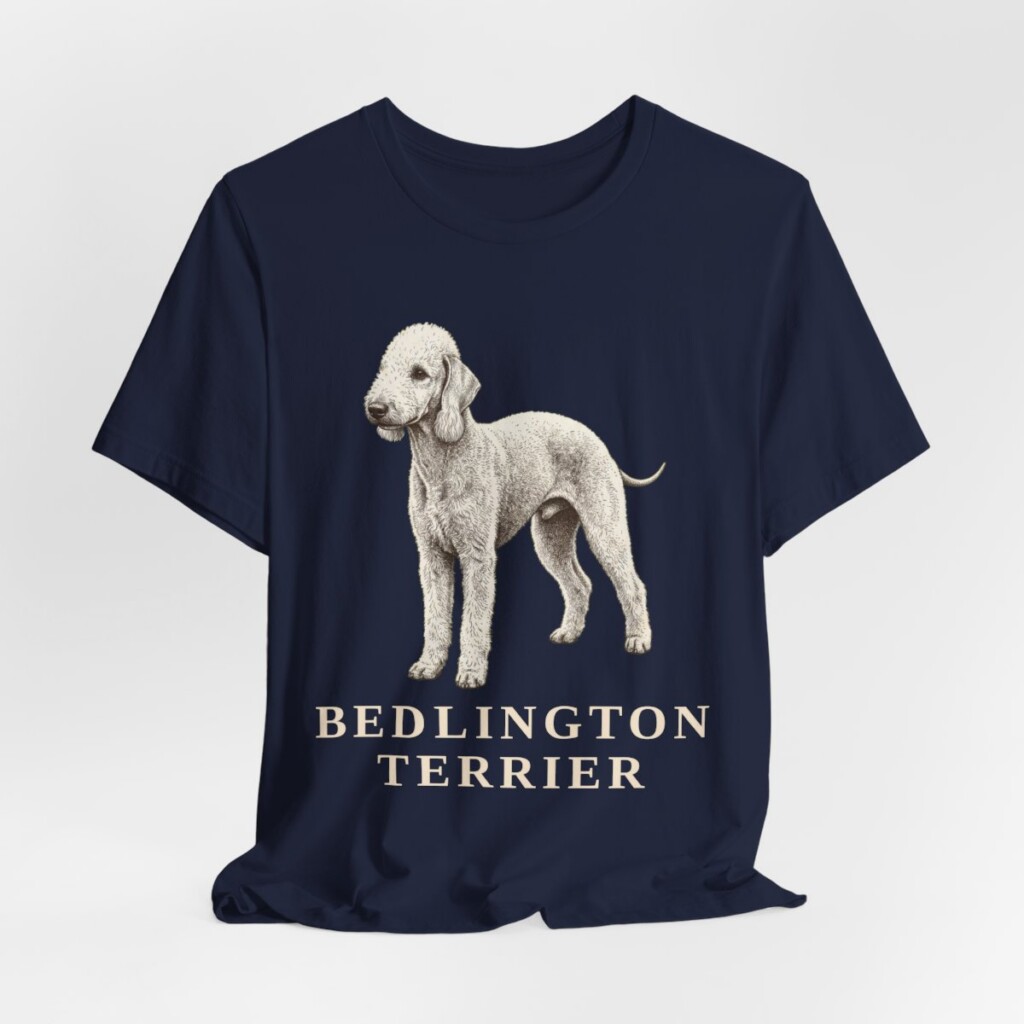 Bedlington Terrier Lover Shirt, Vintage Dog Sketch Tee, Dog Lover Gift Bedlington Terrier Lover Shirt, Vintage Dog Sketch Tee, Dog Lover Gift