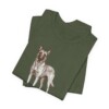 Belgian Malinois Dad Shirt, Vintage Dog Sketch Tee, Dog Dad Gift