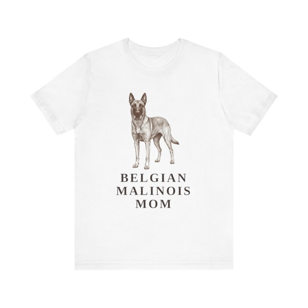 Belgian Malinois Mom Shirt, Vintage Dog Sketch Tee, Dog Mom Gift Belgian Malinois Mom Shirt, Vintage Dog Sketch Tee, Dog Mom Gift