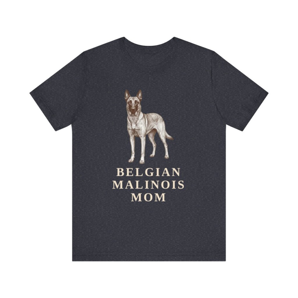 Belgian Malinois Mom Shirt, Vintage Dog Sketch Tee, Dog Mom Gift Belgian Malinois Mom Shirt, Vintage Dog Sketch Tee, Dog Mom Gift