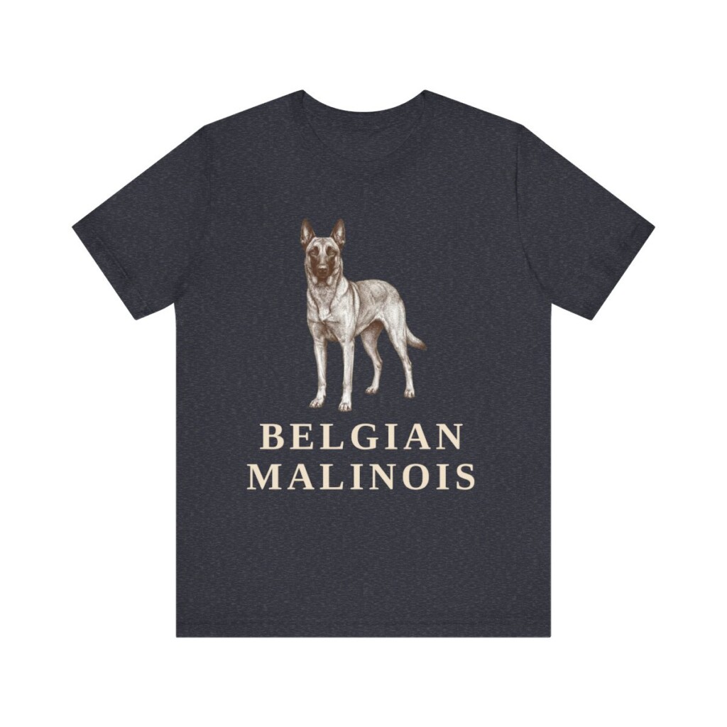 Belgian Malinois Lover Shirt, Vintage Dog Sketch Tee, Dog Lover Gift Belgian Malinois Lover Shirt, Vintage Dog Sketch Tee, Dog Lover Gift