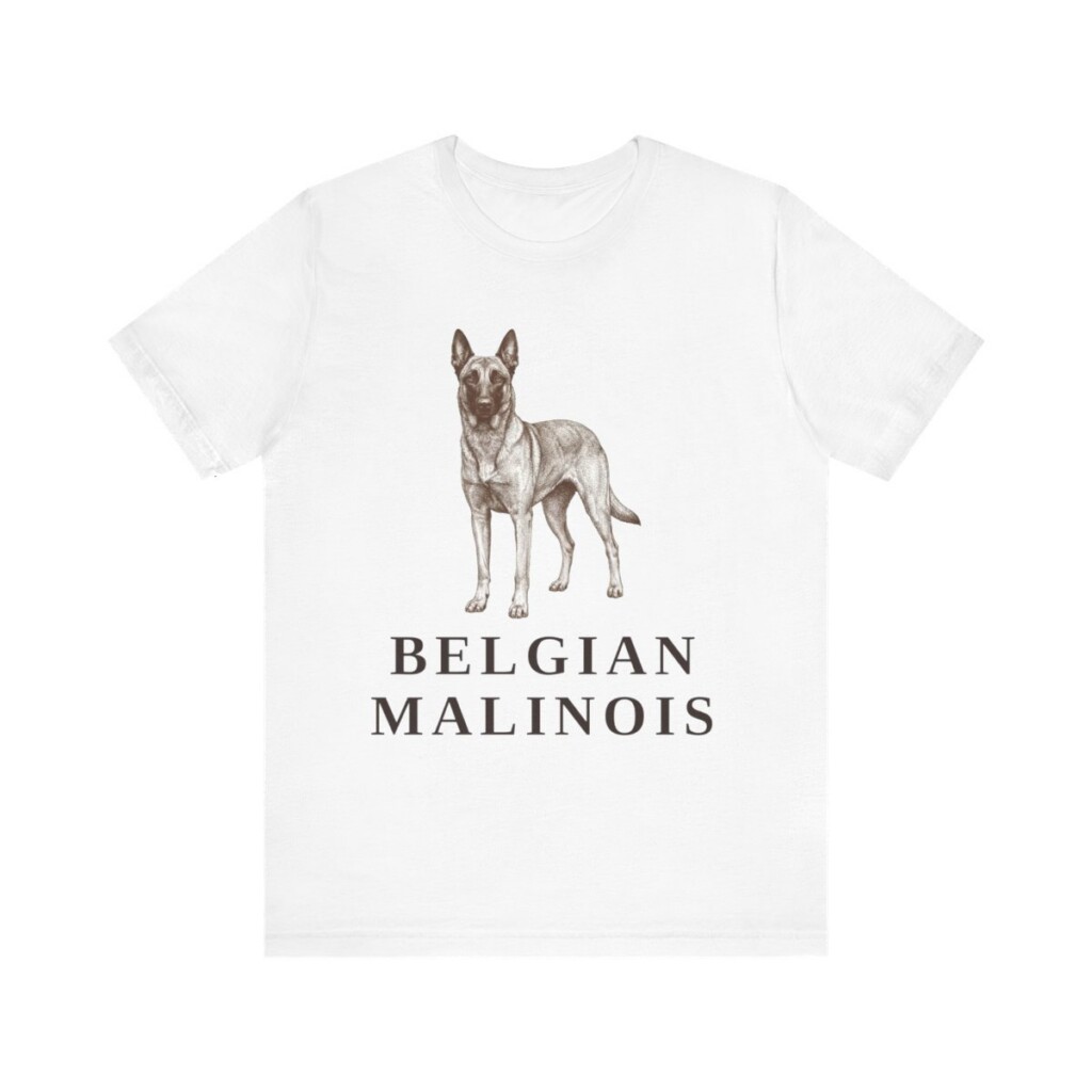 Belgian Malinois Lover Shirt, Vintage Dog Sketch Tee, Dog Lover Gift Belgian Malinois Lover Shirt, Vintage Dog Sketch Tee, Dog Lover Gift