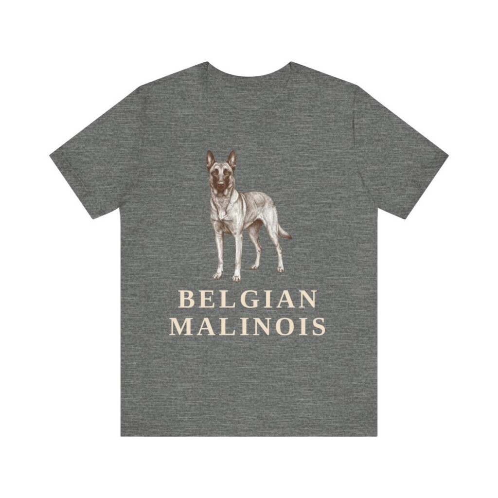Belgian Malinois Lover Shirt, Vintage Dog Sketch Tee, Dog Lover Gift Belgian Malinois Lover Shirt, Vintage Dog Sketch Tee, Dog Lover Gift