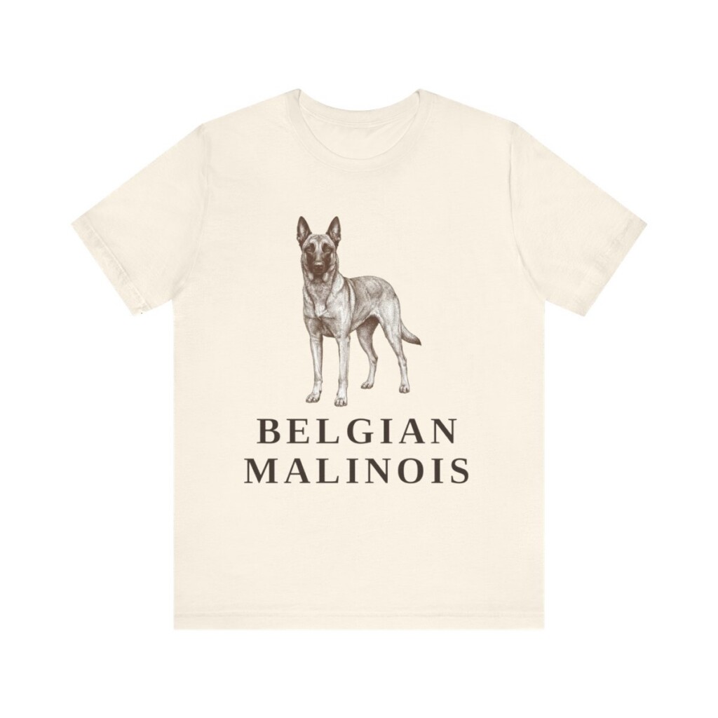 Belgian Malinois Lover Shirt, Vintage Dog Sketch Tee, Dog Lover Gift Belgian Malinois Lover Shirt, Vintage Dog Sketch Tee, Dog Lover Gift
