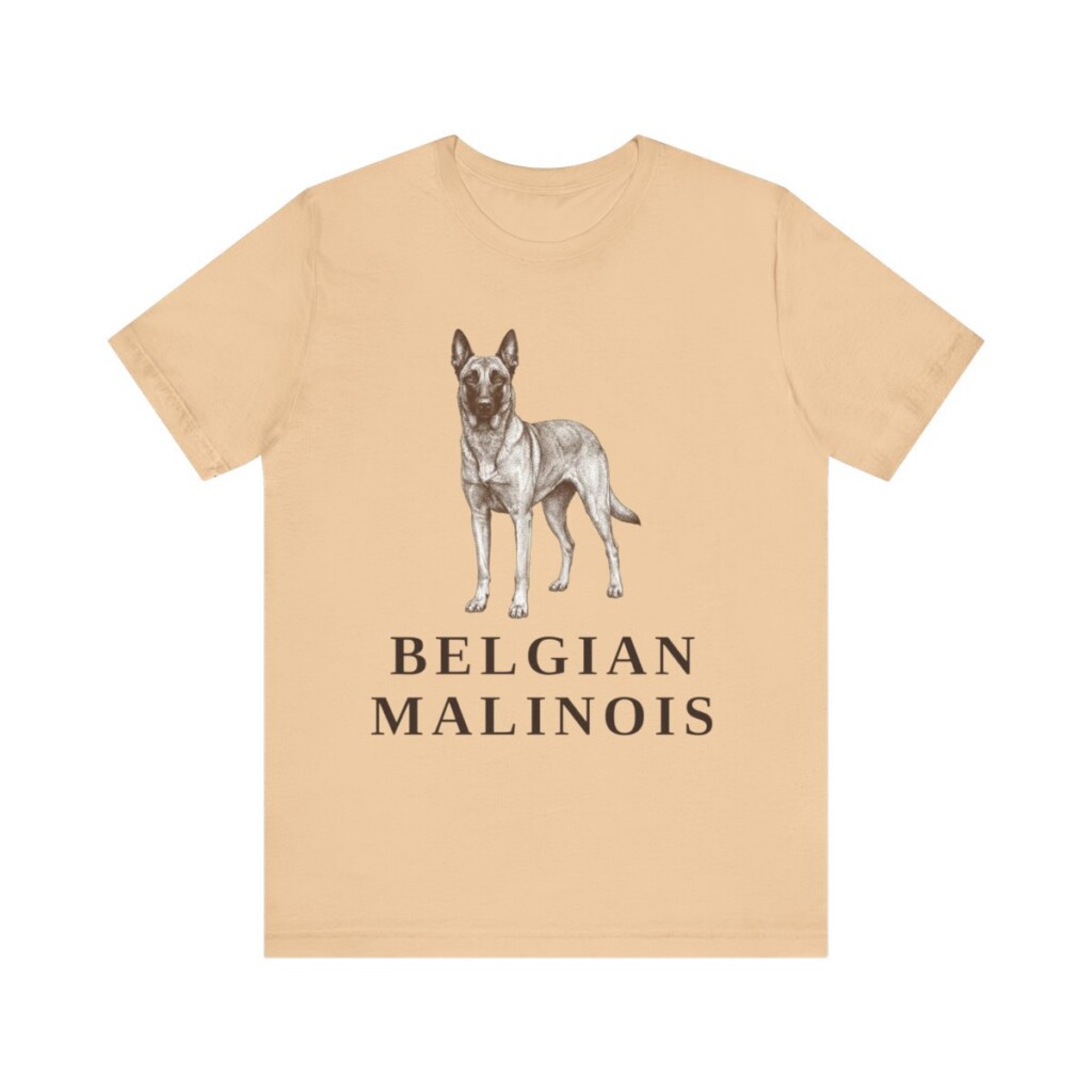 Belgian Malinois Lover Shirt, Vintage Dog Sketch Tee, Dog Lover Gift Belgian Malinois Lover Shirt, Vintage Dog Sketch Tee, Dog Lover Gift