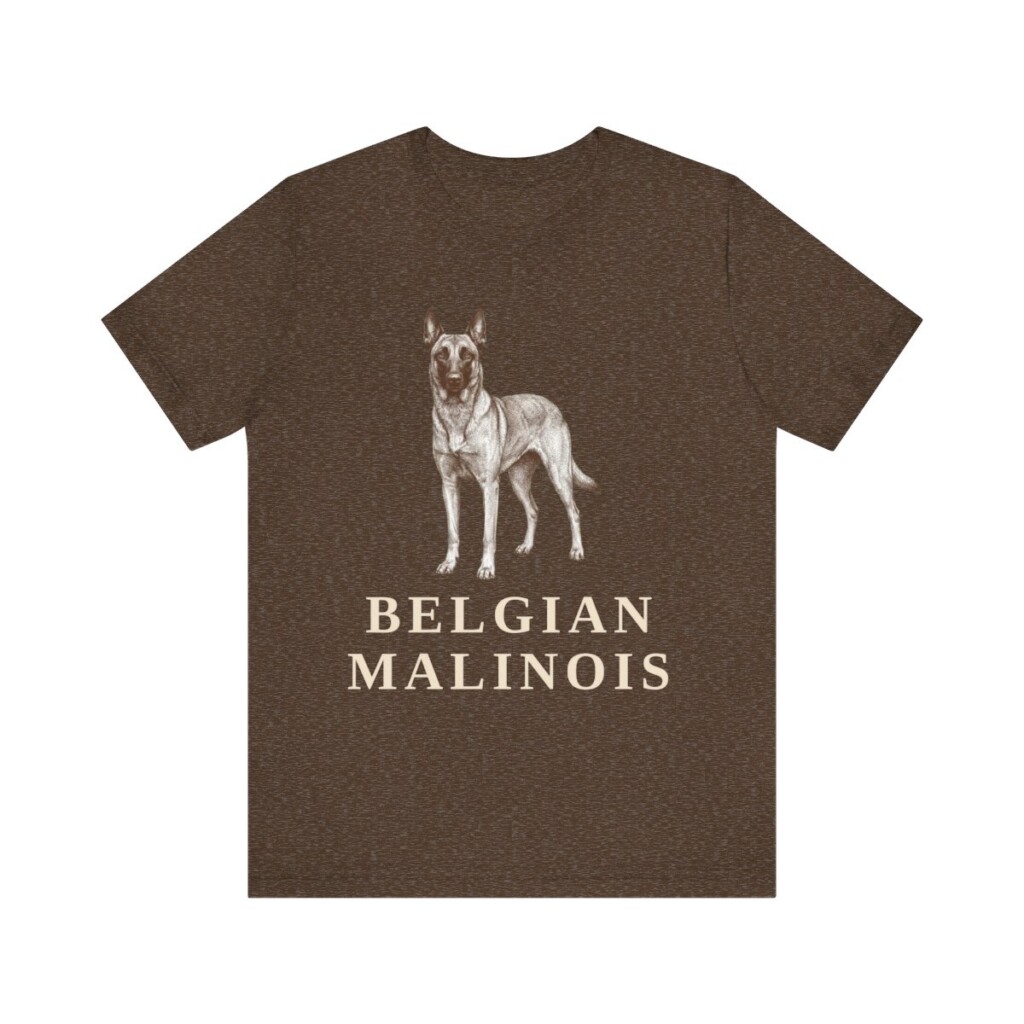 Belgian Malinois Lover Shirt, Vintage Dog Sketch Tee, Dog Lover Gift Belgian Malinois Lover Shirt, Vintage Dog Sketch Tee, Dog Lover Gift