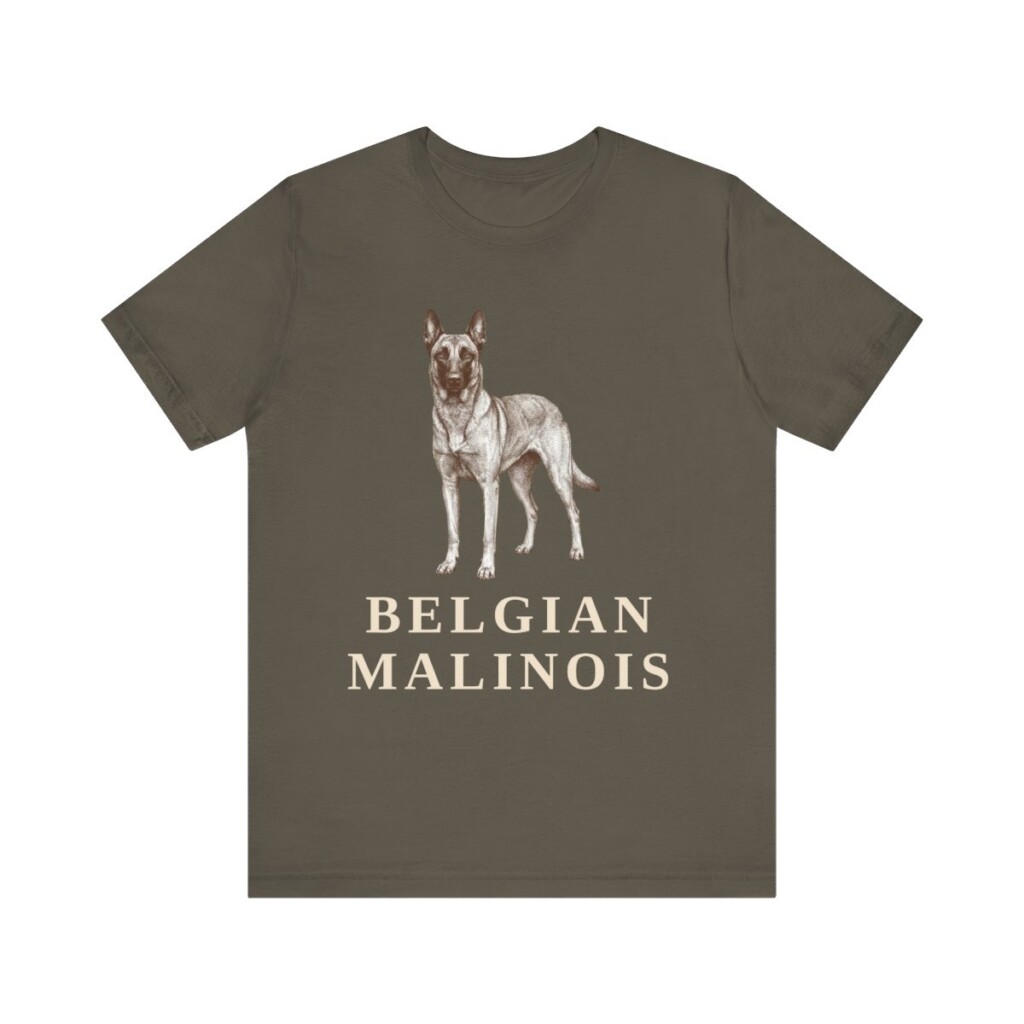 Belgian Malinois Lover Shirt, Vintage Dog Sketch Tee, Dog Lover Gift Belgian Malinois Lover Shirt, Vintage Dog Sketch Tee, Dog Lover Gift