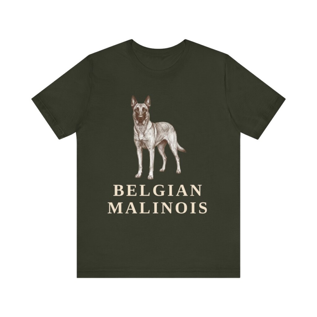 Belgian Malinois Lover Shirt, Vintage Dog Sketch Tee, Dog Lover Gift Belgian Malinois Lover Shirt, Vintage Dog Sketch Tee, Dog Lover Gift