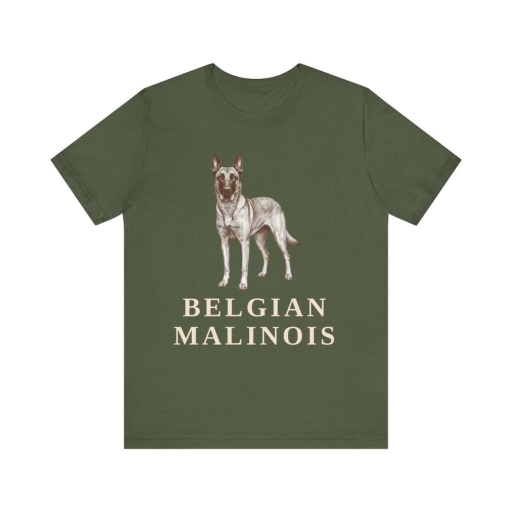 Belgian Malinois Lover Shirt, Vintage Dog Sketch Tee, Dog Lover Gift Belgian Malinois Lover Shirt, Vintage Dog Sketch Tee, Dog Lover Gift
