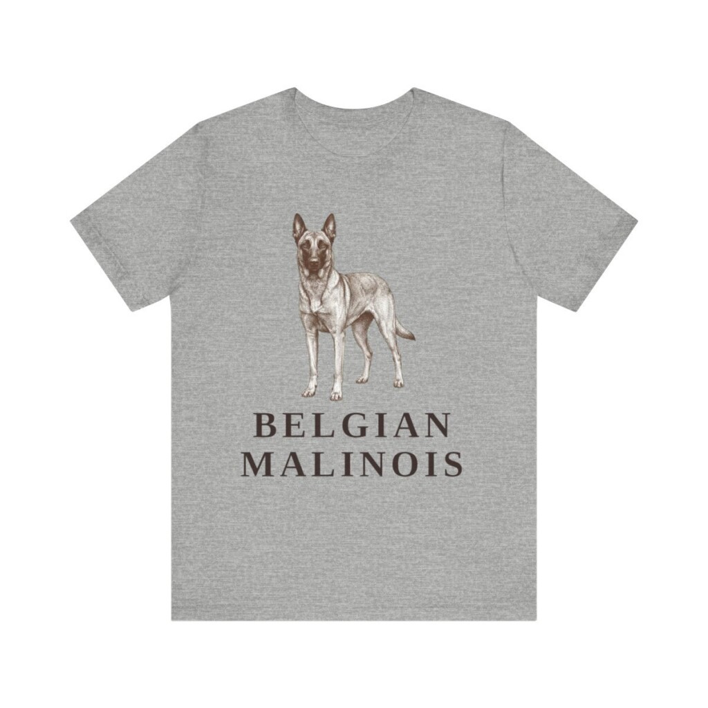 Belgian Malinois Lover Shirt, Vintage Dog Sketch Tee, Dog Lover Gift Belgian Malinois Lover Shirt, Vintage Dog Sketch Tee, Dog Lover Gift