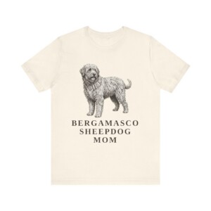 Bergamasco Sheepdog Mom Shirt, Vintage Dog Sketch Tee, Dog Mom Gift Bergamasco Sheepdog Mom Shirt, Vintage Dog Sketch Tee, Dog Mom Gift