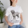 Bergamasco Sheepdog Lover Shirt, Vintage Dog Sketch Tee, Dog Lover Gift