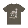 Bernedoodle Dad Shirt, Vintage Dog Sketch Tee, Dog Dad Gift