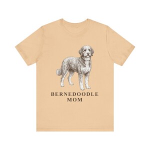 Bernedoodle Mom Shirt, Vintage Dog Sketch Tee, Dog Mom Gift