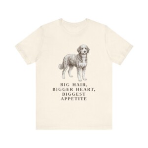 Bernedoodle Humor Shirt, Vintage Dog Sketch Tee, Dog Humor Gift