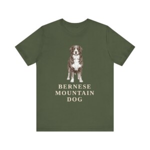 Bernese Mountain Dog Lover Shirt, Vintage Dog Sketch Tee, Dog Lover Gift