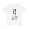 Bernese Mountain Dog Humor Shirt, Vintage Dog Sketch Tee, Dog Humor Gift