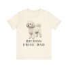 Bichon Frise Dad Shirt, Vintage Dog Sketch Tee, Dog Dad Gift Bichon Frise Dad Shirt, Vintage Dog Sketch Tee, Dog Dad Gift
