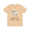 Bichon Frise Dad Shirt, Vintage Dog Sketch Tee, Dog Dad Gift Bichon Frise Dad Shirt, Vintage Dog Sketch Tee, Dog Dad Gift