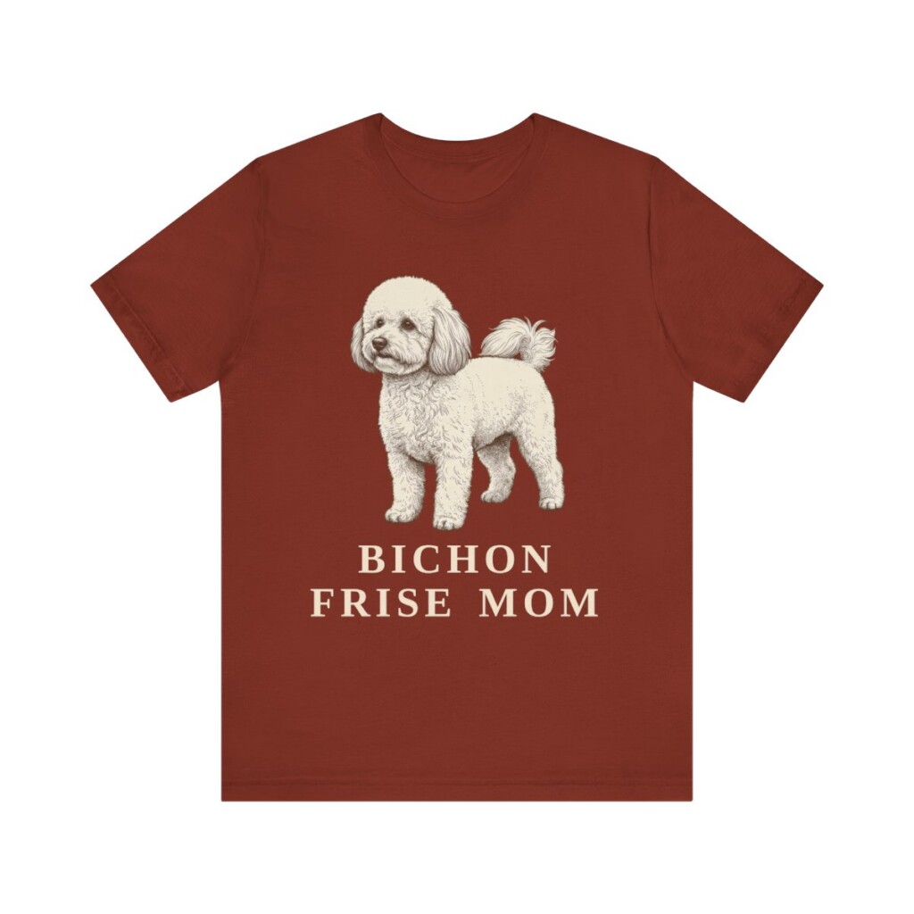 Bichon Frise Mom Shirt, Vintage Dog Sketch Tee, Dog Mom Gift Bichon Frise Mom Shirt, Vintage Dog Sketch Tee, Dog Mom Gift