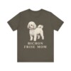 Bichon Frise Mom Shirt, Vintage Dog Sketch Tee, Dog Mom Gift Bichon Frise Mom Shirt, Vintage Dog Sketch Tee, Dog Mom Gift