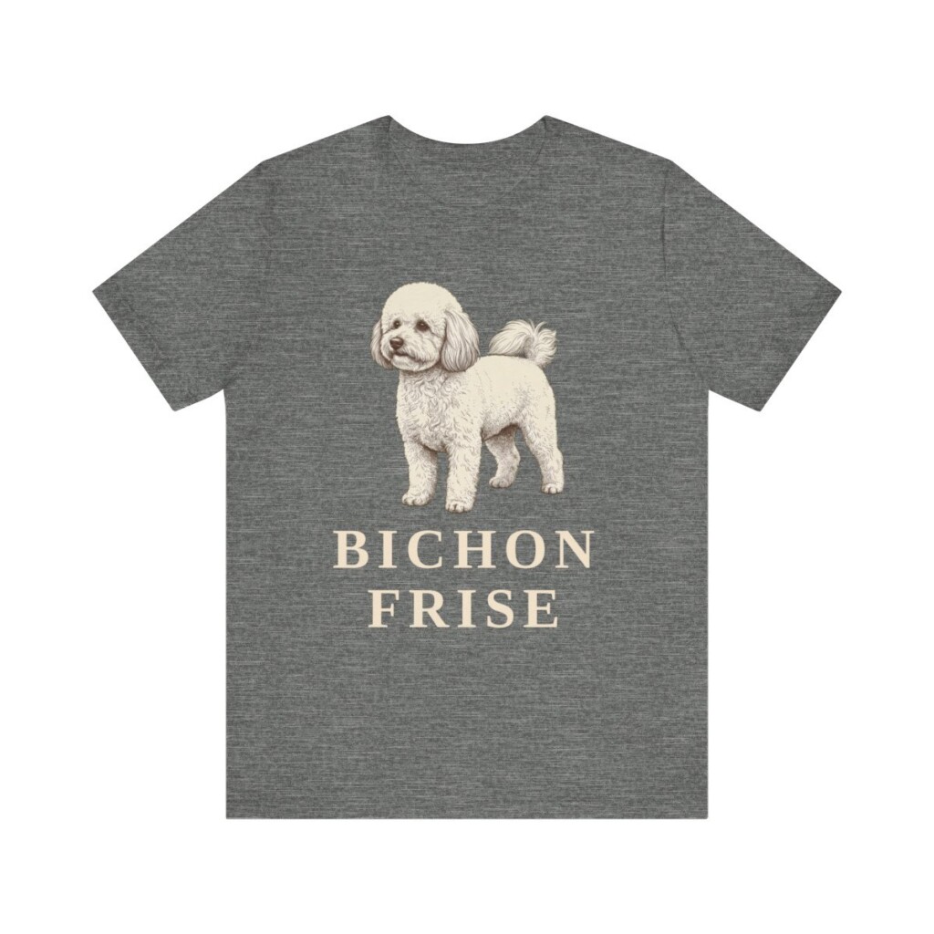 Bichon Frise Lover Shirt, Vintage Dog Sketch Tee, Dog Lover Gift Bichon Frise Lover Shirt, Vintage Dog Sketch Tee, Dog Lover Gift