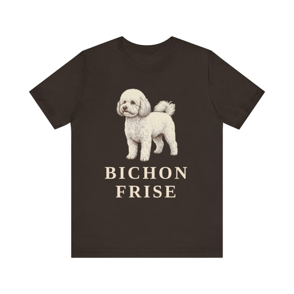 Bichon Frise Lover Shirt, Vintage Dog Sketch Tee, Dog Lover Gift Bichon Frise Lover Shirt, Vintage Dog Sketch Tee, Dog Lover Gift