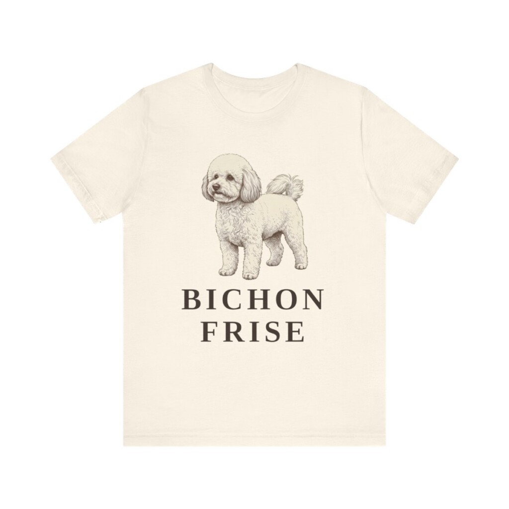 Bichon Frise Lover Shirt, Vintage Dog Sketch Tee, Dog Lover Gift Bichon Frise Lover Shirt, Vintage Dog Sketch Tee, Dog Lover Gift