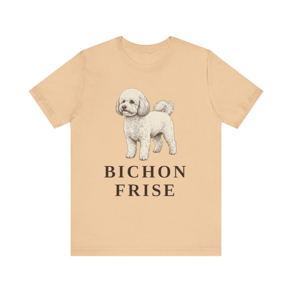 Bichon Frise Lover Shirt, Vintage Dog Sketch Tee, Dog Lover Gift Bichon Frise Lover Shirt, Vintage Dog Sketch Tee, Dog Lover Gift