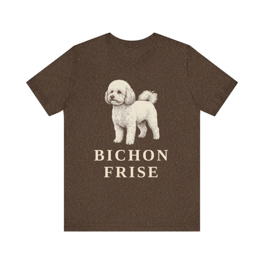 Bichon Frise Lover Shirt, Vintage Dog Sketch Tee, Dog Lover Gift Bichon Frise Lover Shirt, Vintage Dog Sketch Tee, Dog Lover Gift