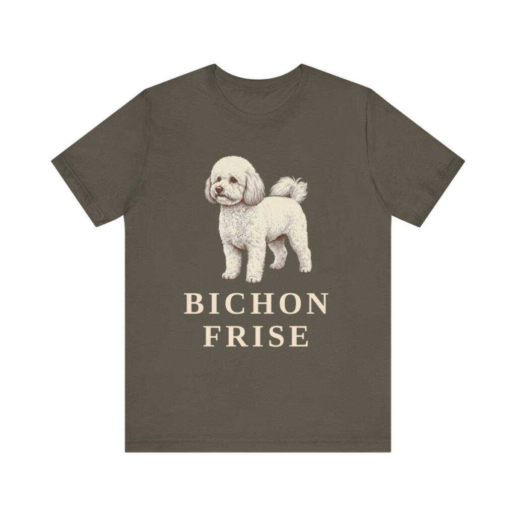 Bichon Frise Lover Shirt, Vintage Dog Sketch Tee, Dog Lover Gift Bichon Frise Lover Shirt, Vintage Dog Sketch Tee, Dog Lover Gift