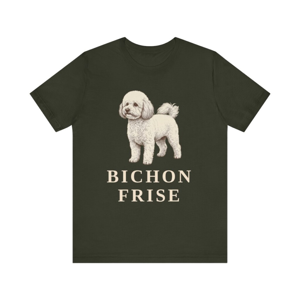 Bichon Frise Lover Shirt, Vintage Dog Sketch Tee, Dog Lover Gift Bichon Frise Lover Shirt, Vintage Dog Sketch Tee, Dog Lover Gift