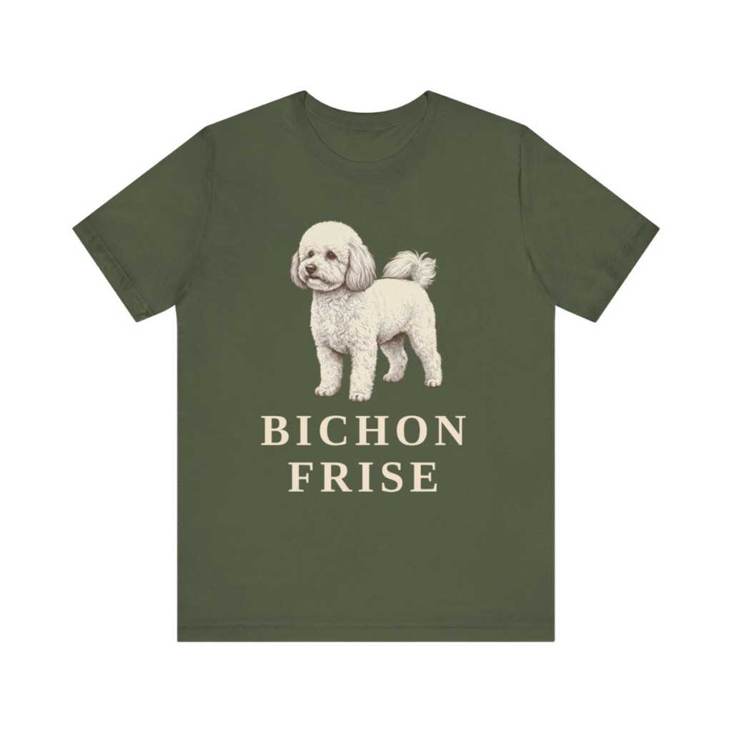 Bichon Frise Lover Shirt, Vintage Dog Sketch Tee, Dog Lover Gift Bichon Frise Lover Shirt, Vintage Dog Sketch Tee, Dog Lover Gift